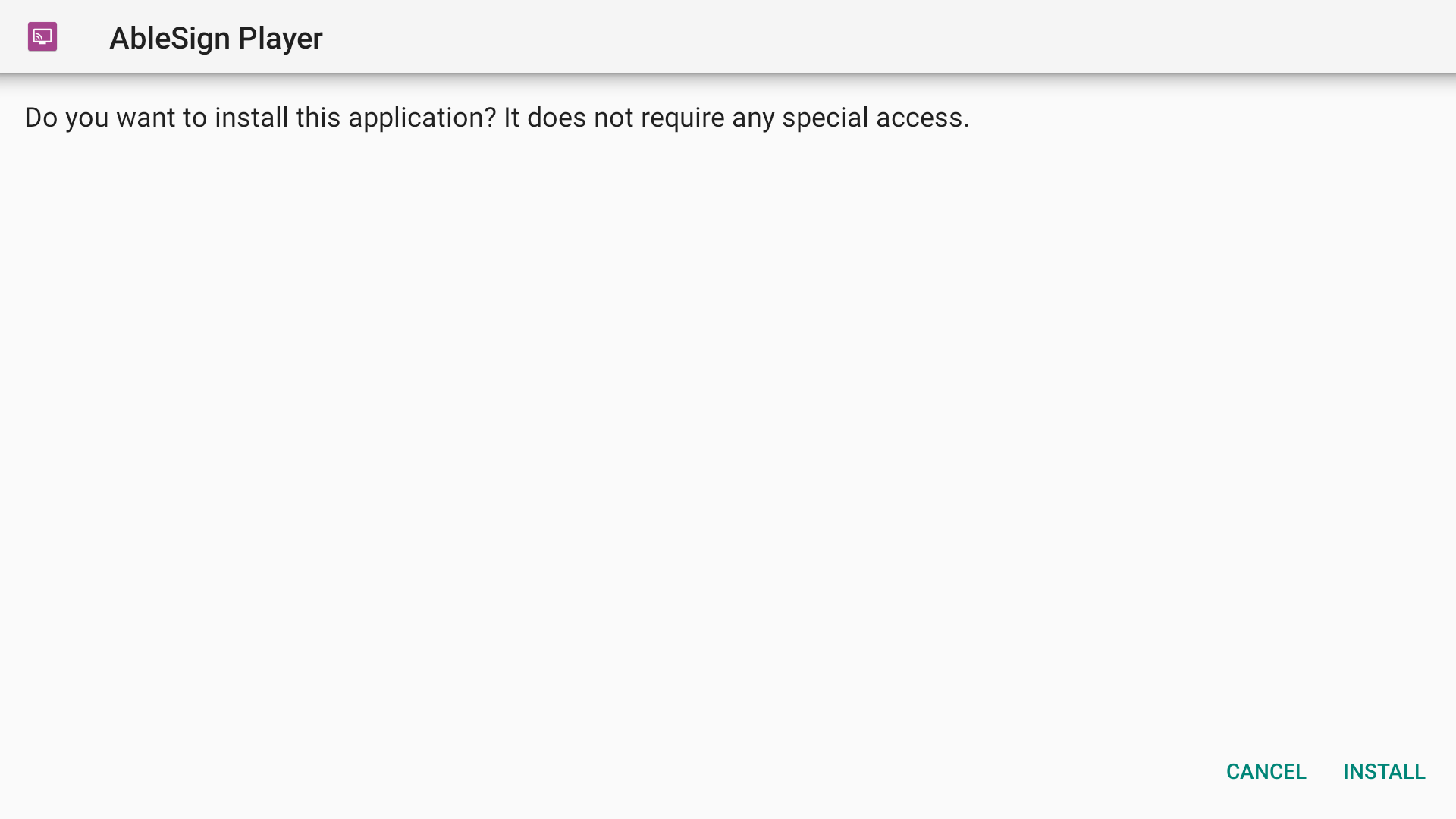 install firetv digital sign