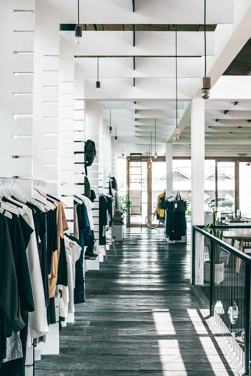 Modern retail store interior